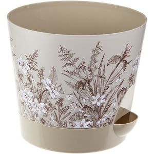 Кашпо НИКА ДЕКО D180 мм, 2,7 л, с прикорневым поливом нарциссы М3078