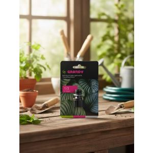 Штуцер для шланга 1/2, быстросъемный, внутренняя резьба, пластик, быстросъемный, Grandy, JS-345