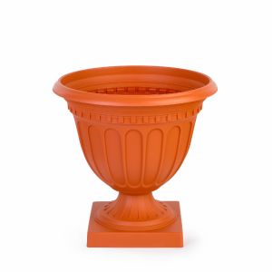 Вазон Альтернатива Олимпия, 18 л, коричневый М9037