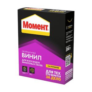 Клей для виниловых обоев Момент Винил, 200 г