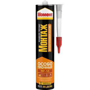 Жидкие гвозди Момент Монтаж Особопрочный MP-55, 290 мл, бежевый