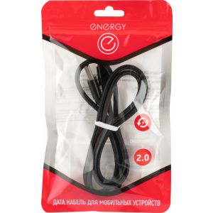 Кабель Energy ET-25 USB/Lightning, цвет - черный