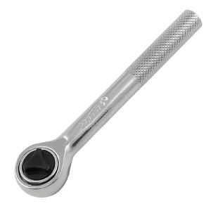 Ключ-трещотка Sparta 1/4", 45 зубьев, с переключателем, хром