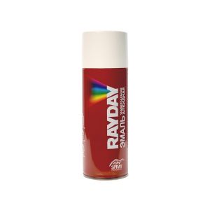 Краска аэрозольная алкидная Rayday RD-033, матовая, 520 мл, RAL 9003, белая