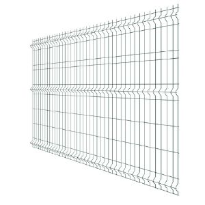 Панель заборная 3D Fine 1,73х2,5 м RAL-6005