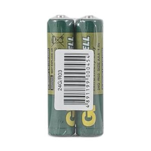 Батарейка GP Greencell 24G Тип AAA, 2 шт