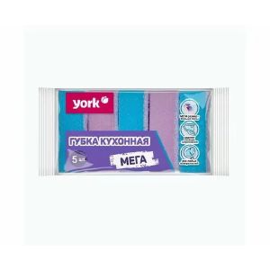 Губки для посуды Мега YORK 5 шт 030360