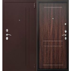 Дверь металлическая Кова Дуб Филадельфия Коньяк 860х2050 правая