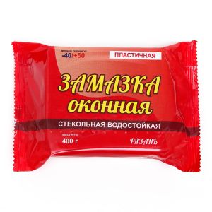 Замазка оконная 400 гр Серая