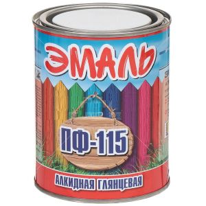 Эмаль Zabor, ПФ-115, алкидная, глянцевая, желтая, 1,8 кг
