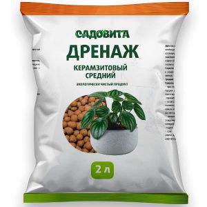 Дренаж керамзитовый Садовита 2 л Средний