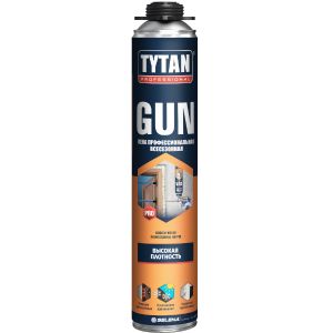 Профессиональная монтажная пена Tytan Professional Gun 65016, всесезонная, 750 мл