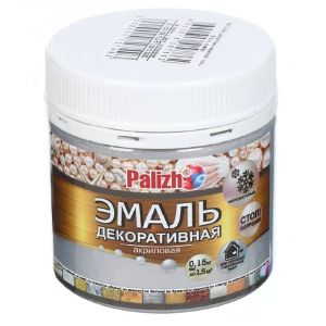 Эмаль Palizh, Перламутр № 91, акриловая, глянцевая, серебристая, 150 мл