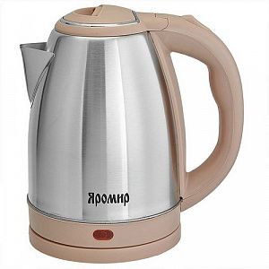 Чайник электрический Яромир ЯР-1063, 1,8 л, 1,5 кВт, нержавеющая сталь