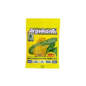 Удобрение Грин Бэлт Агрикола 5 для огурцов,кабачков, патиссонов 50 г