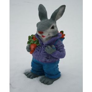 Фигура садовая Кролик 20х19х42 см
