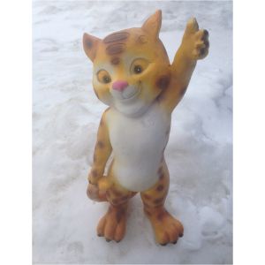 Фигура садовая Тигр стоит 17х9х32 см