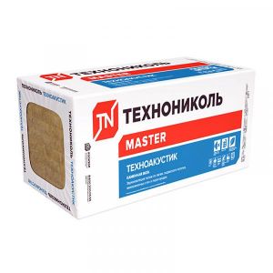 Утеплитель ТЕХНОНИКОЛЬ ТЕХНОАКУСТИК П-45 1200х600х50 8 шт. 5,76 м2