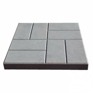 Плитка тротуарная 400х400 мм 8 Кирпичей Серая