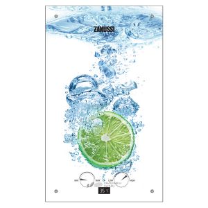 Газовый проточный водонагреватель ZANUSSI GWH 10 Fonte  Glass Lime