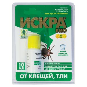 Средство от тли, клещей Green Belt Искра Bio, 10 мл 01-214