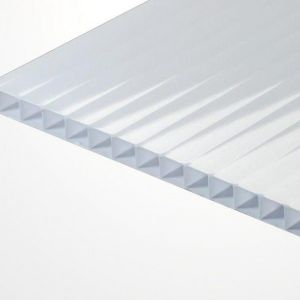 [УЦЕНКА] Поликарбонат сотовый 4 мм 2,1х12 м Молочный