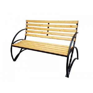 Скамейка (Лавочка) садовая М-С №15 со спинкой 1,5 м