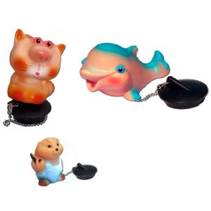 Пробка для ванн и игрушкой Кот (Р)
