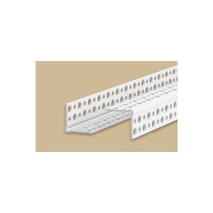 Угол ПВХ штукатурный 20х20х3000 Белый