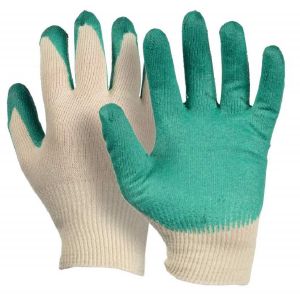 Перчатки х/б одинарный облив