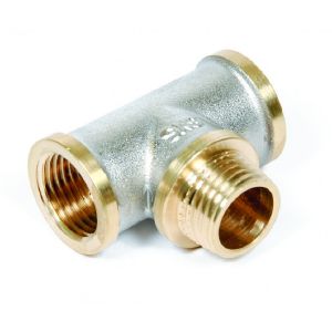 Тройник ВР-НР-ВР 1/2«х1/2»х1/2" Латунь
