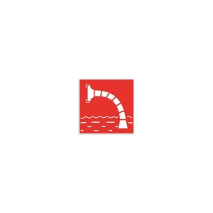 Знак «Пожарный водоисточник» пленка ПВХ 200х200 F07