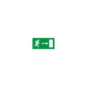 Знак «Направление к эвакуационному выходу направо» пленка ПВХ 150х300 E03