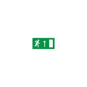 Знак «Направление к эвакуационному выходу прямо» пленка ПВХ 150х300 E11