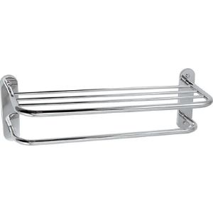 Полка с полотенцедержателем 620 мм откидная HB804 (Р)