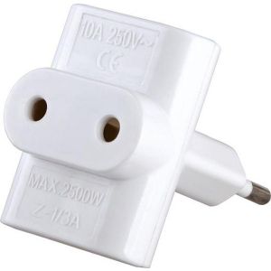 Блок 3-м. б/з VOLSTEN компактный 6А 250B Белый Z-1/3A