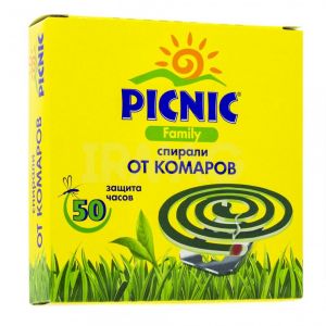 Спирали от комаров АРНЕСТ PICNIC FAMILY 