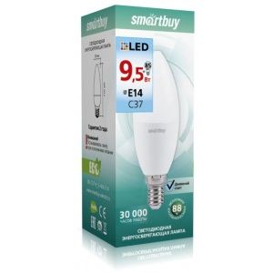 Лампа светодиодная Smartbuy E14 9.5 Вт 4000К Свеча
