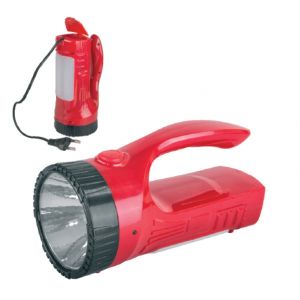 Фонарь NAVIGATOR аккумуляторный 1 Вт+22 LED Красный