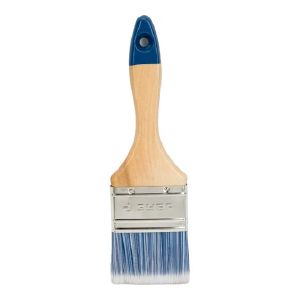 Кисть плоская ЗУБР АКВА 63 мм деревянная ручка 4-01007-063