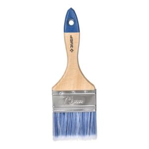 Кисть плоская ЗУБР АКВА 75 мм деревянная ручка 4-01007-075