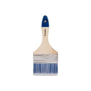 Кисть плоская ЗУБР АКВА 100 мм деревянная ручка 4-01007-100