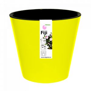 Горшок цветочный Ingreen Фиджи 1,6 л Желтый ING1553-ЖТЛ