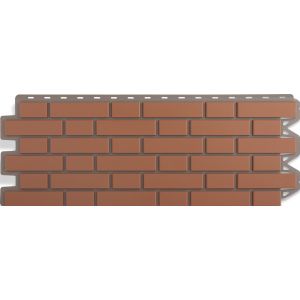 Фасад.панель А-П Кирпич Клинкерный Красный 1217х445 мм