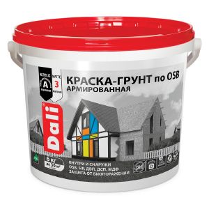 Краска-грунт Dali 6 кг для OSB База А