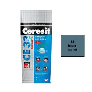 Затирка CERESIT SUPER CE33 2 кг №88 Темно-синяя