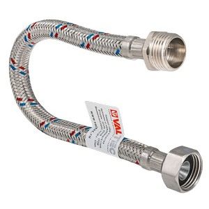 Подводка гибкая д/воды Латунь Г/Ш 120 см