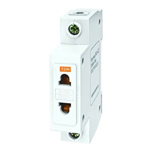 Розетка 1-м. TDM на DIN-Рейку РД-47 1Р 10А (SQ0209-0002) (Р)