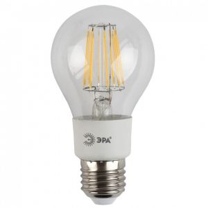 Лампа светодиодная Эра F-LED Е27 7 Вт А60 Груша Прозрачная 4000К