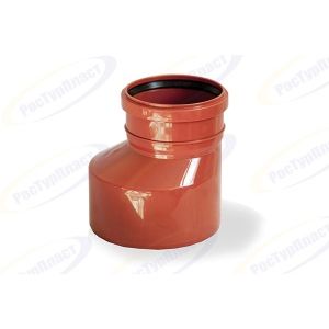 Редукция канализационная НК d-160х110 мм Рыжий